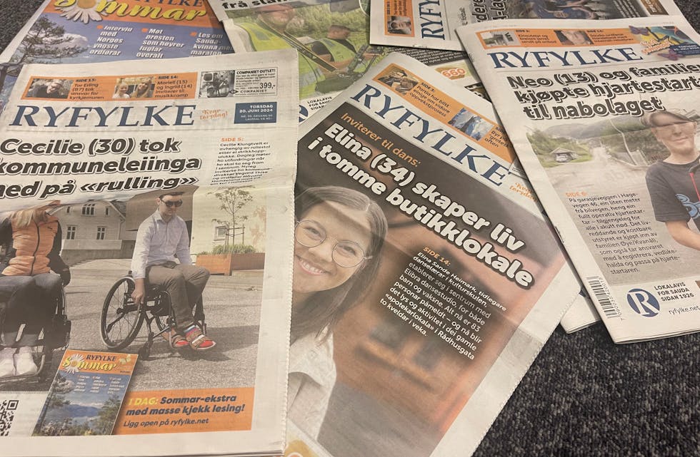 Den snart hundre år gamle avisa Ryfylke har blitt trykt på Stord , i Odda og i Sauda. Kor papiravisa skal trykkast etter nyttår er foreløpig uklart.
