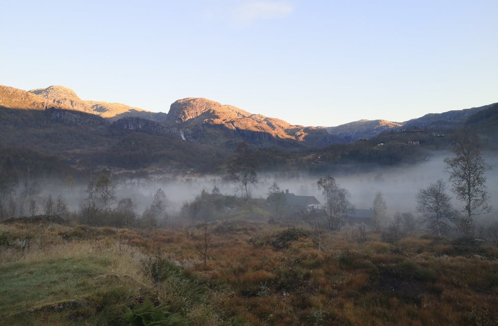 Morgonstemning i Åbødalen.