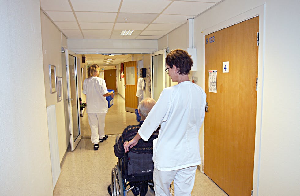 Illustrasjonsfoto frå helsesektoren i Sauda kommune.