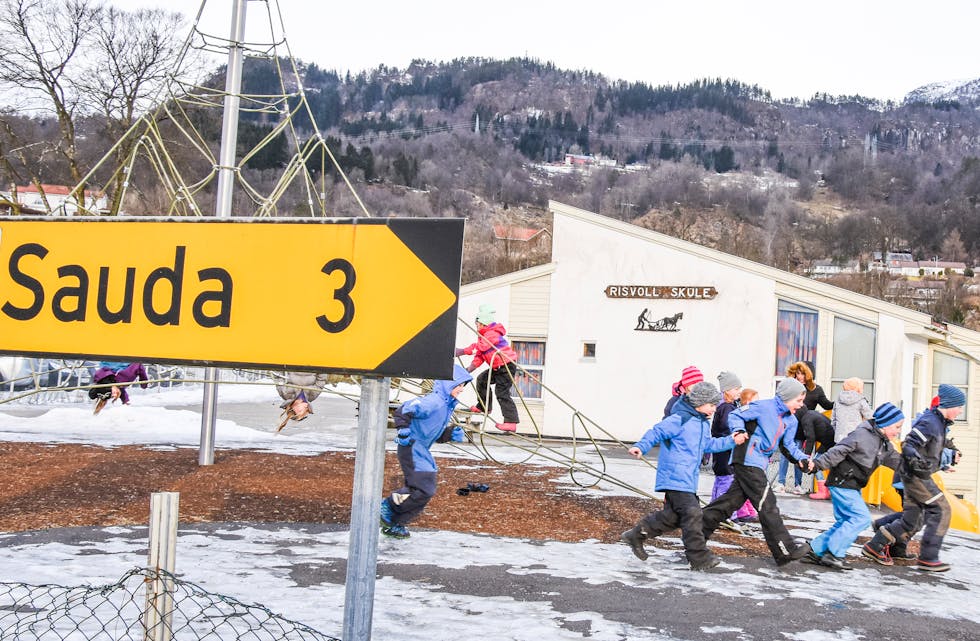 Seinare i januar blir det innskriving av førsteklassingar her på Risvoll skule og dei andre barneskulane i kommunen.
