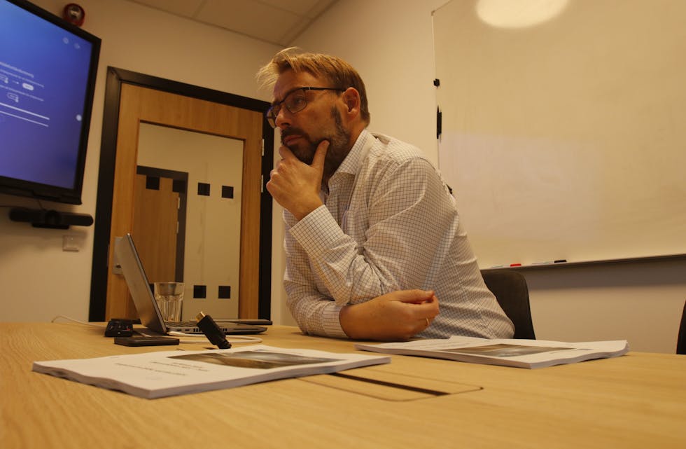 Kommunedirektør Vegard Thise har all grunn til å glede seg over solide økonomiske resultat for Sauda kommune dei to siste åra.