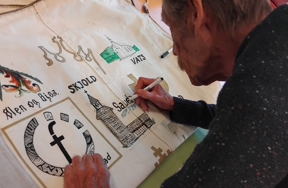– Me vart svært positivt overraska då me fekk sjå alle dei flotte kunstverka frå dei ulike sokna, skriv Sauda Sokneråd.