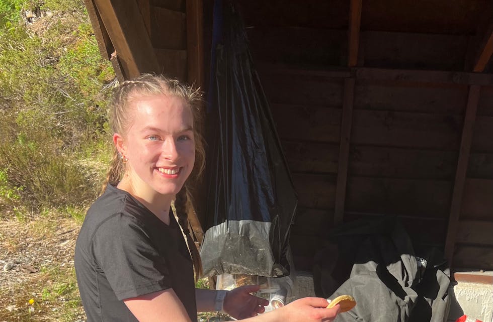 Gro Iren M. Løland var raskest i kortløypa i Lindvollåsen. Bildet er tatt fra et o-løp i Lindvollåsen i fjor.