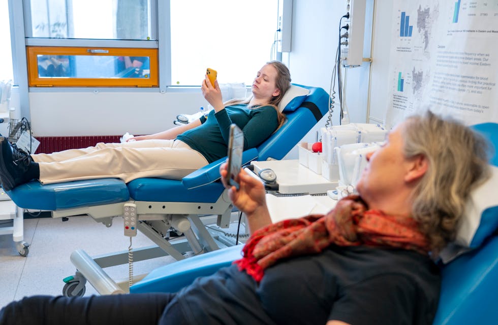 Halvparten av nordmenn er venta å trenge blodoverføring eller blodprodukt i løpet av livet.